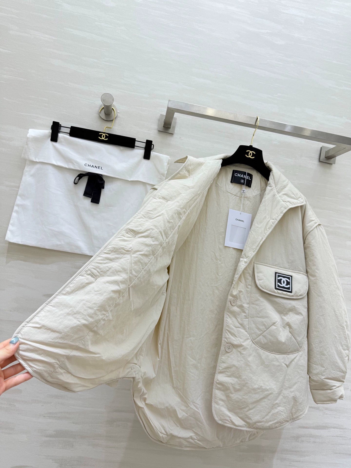 Stand collar jacket style down cotton jacket
