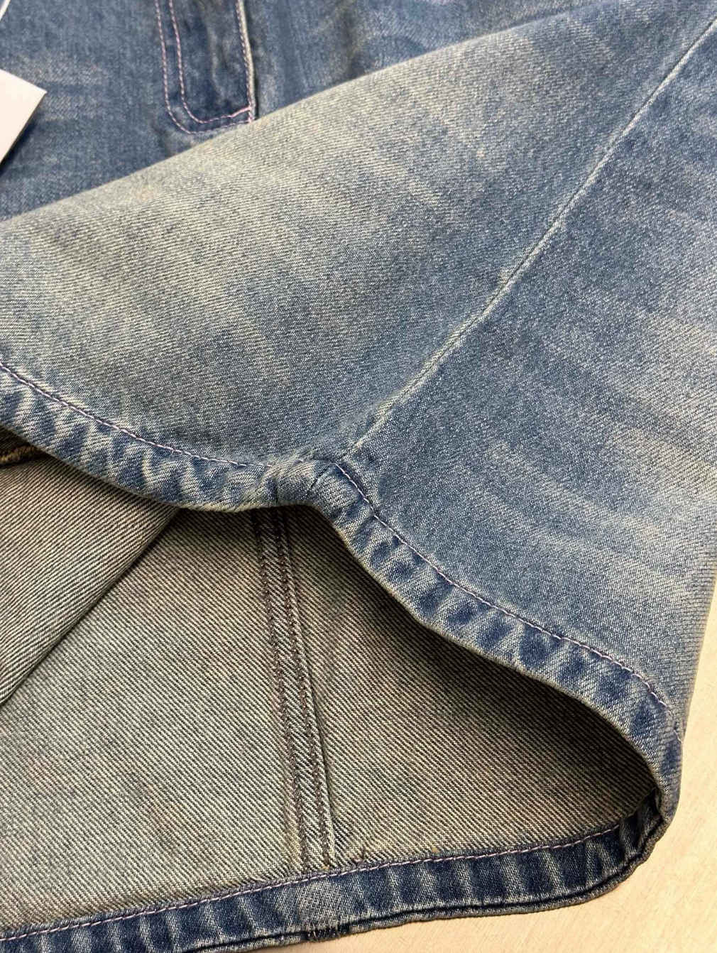 25 Nostalgic Washed Denim Skirt