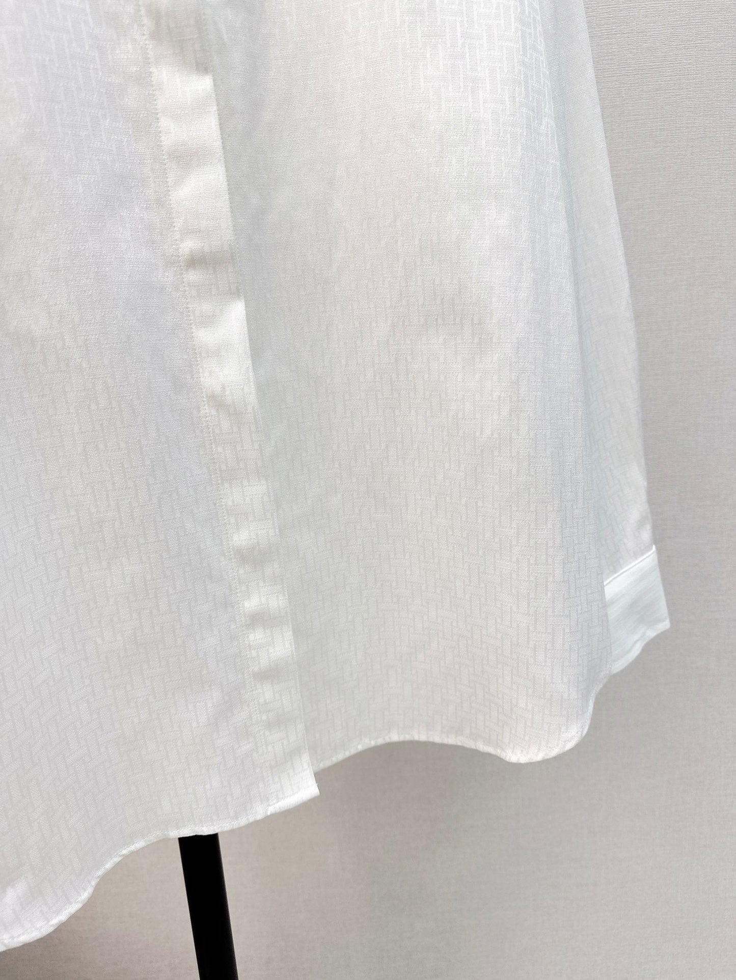 h 25ss jacquard buttons shirt