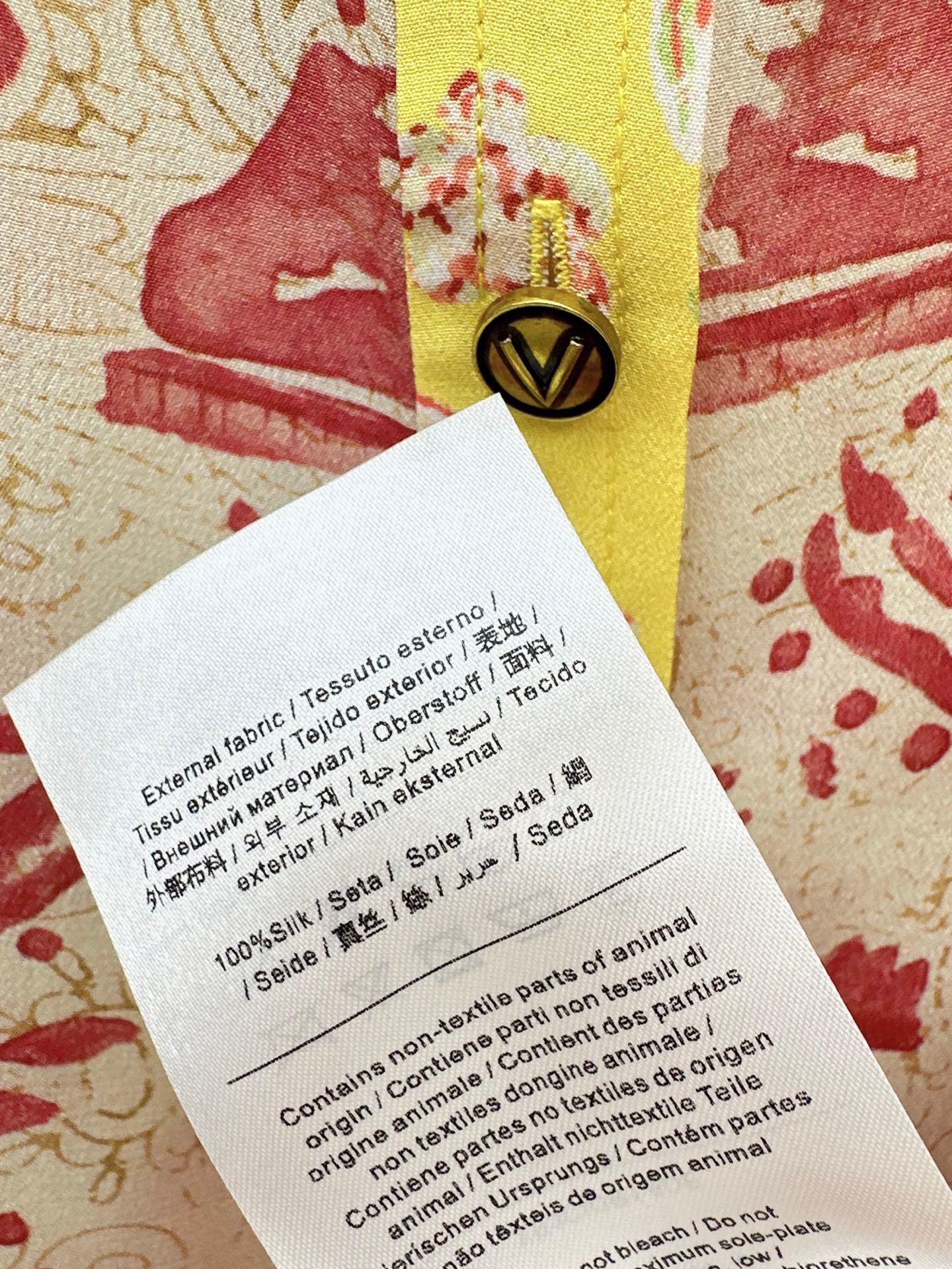 Val 25ss Silk buttons shirt