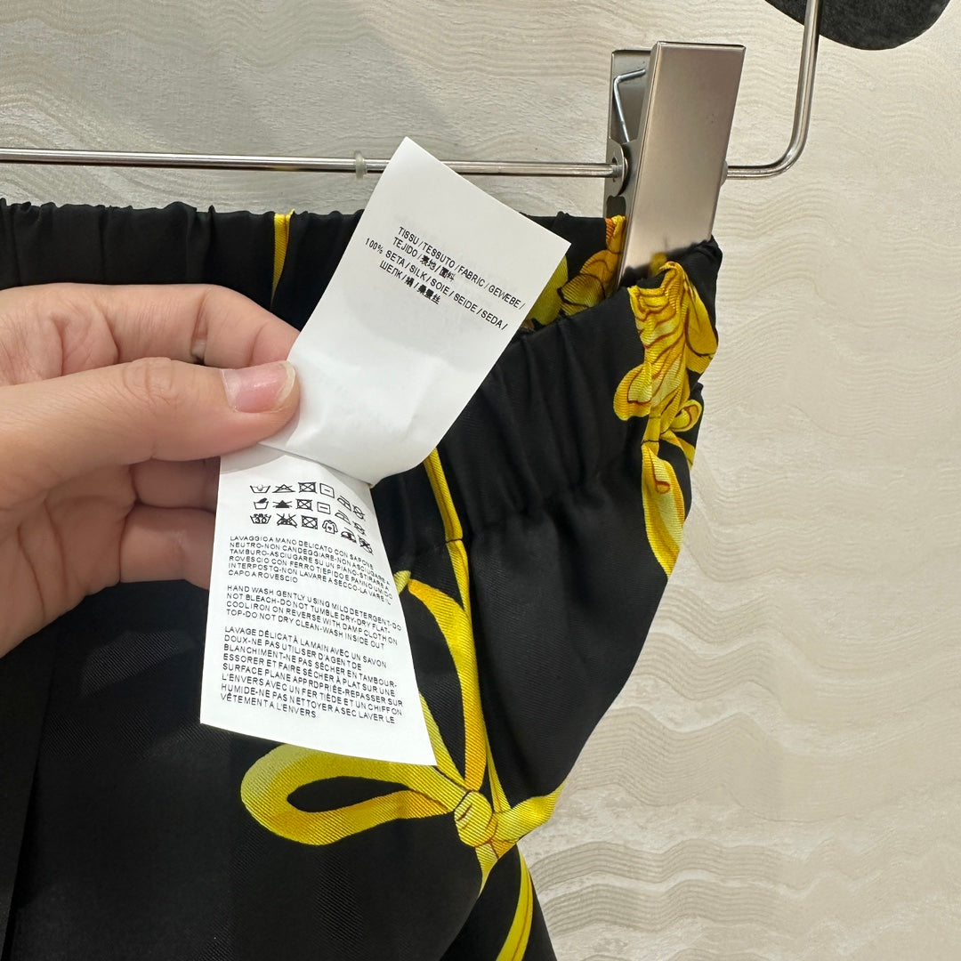 25SS SILK WIDE LEG PANTS