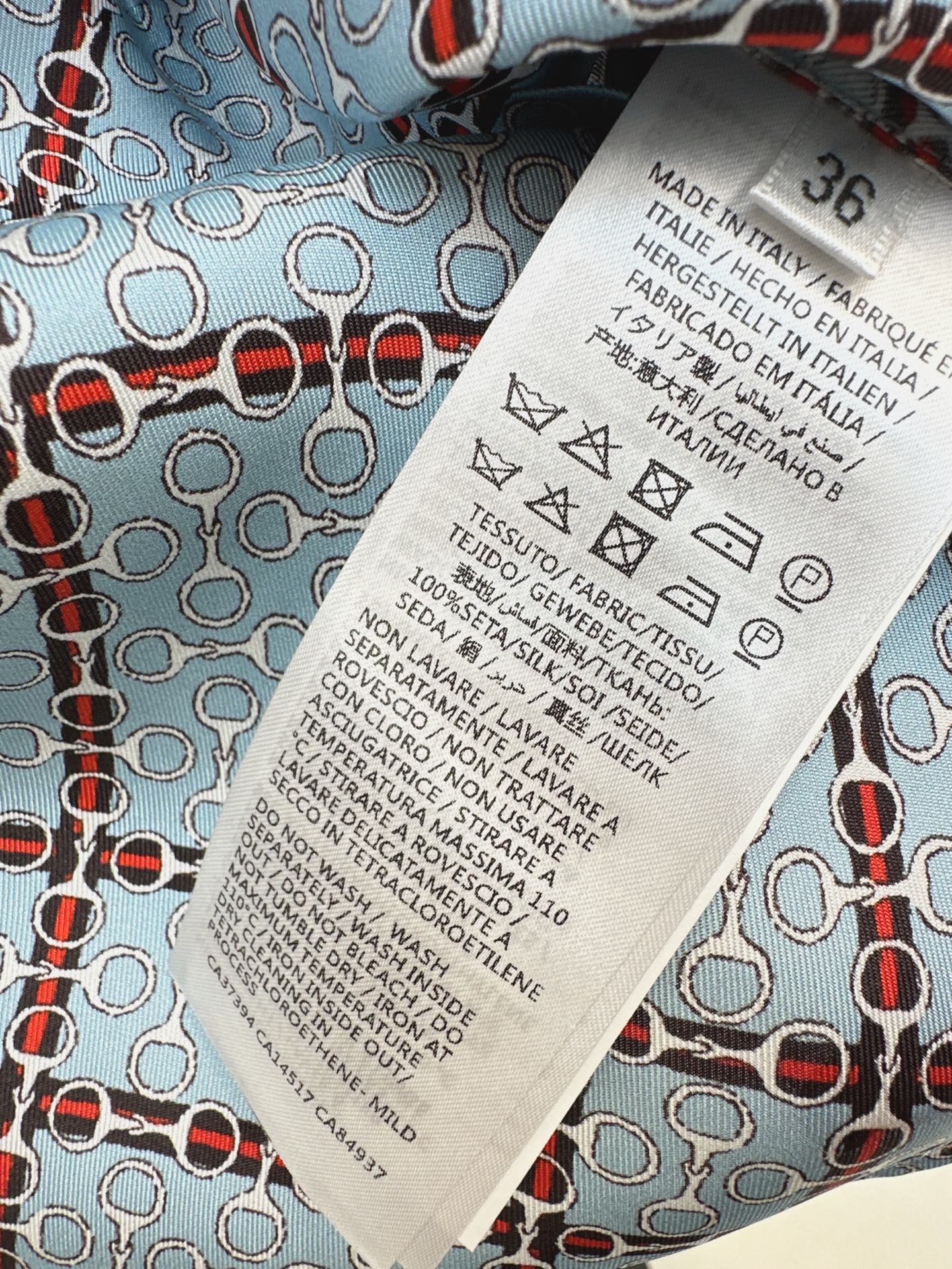 25ss Silk jacquard shirt