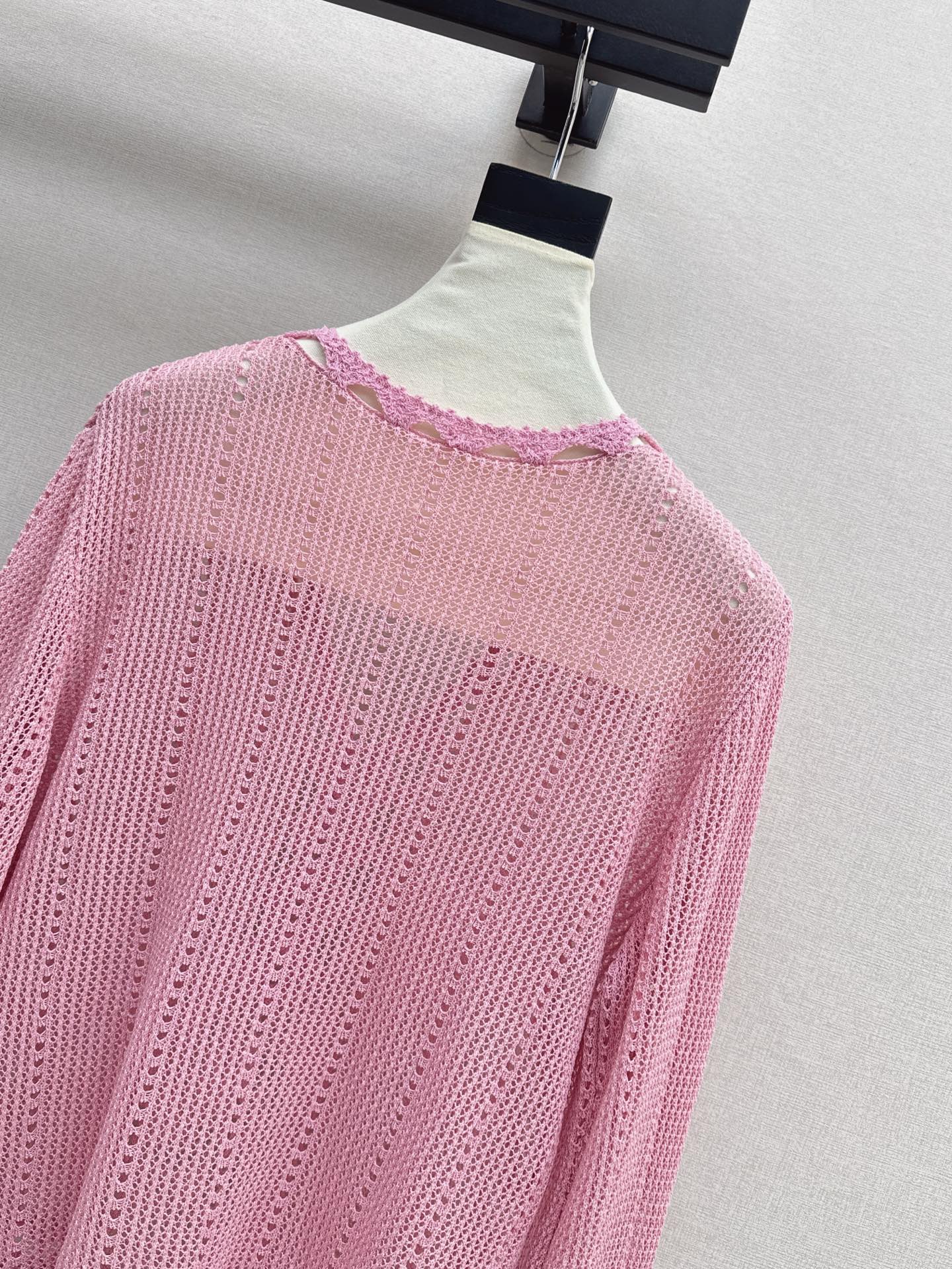 25ss hollow knitted shirt