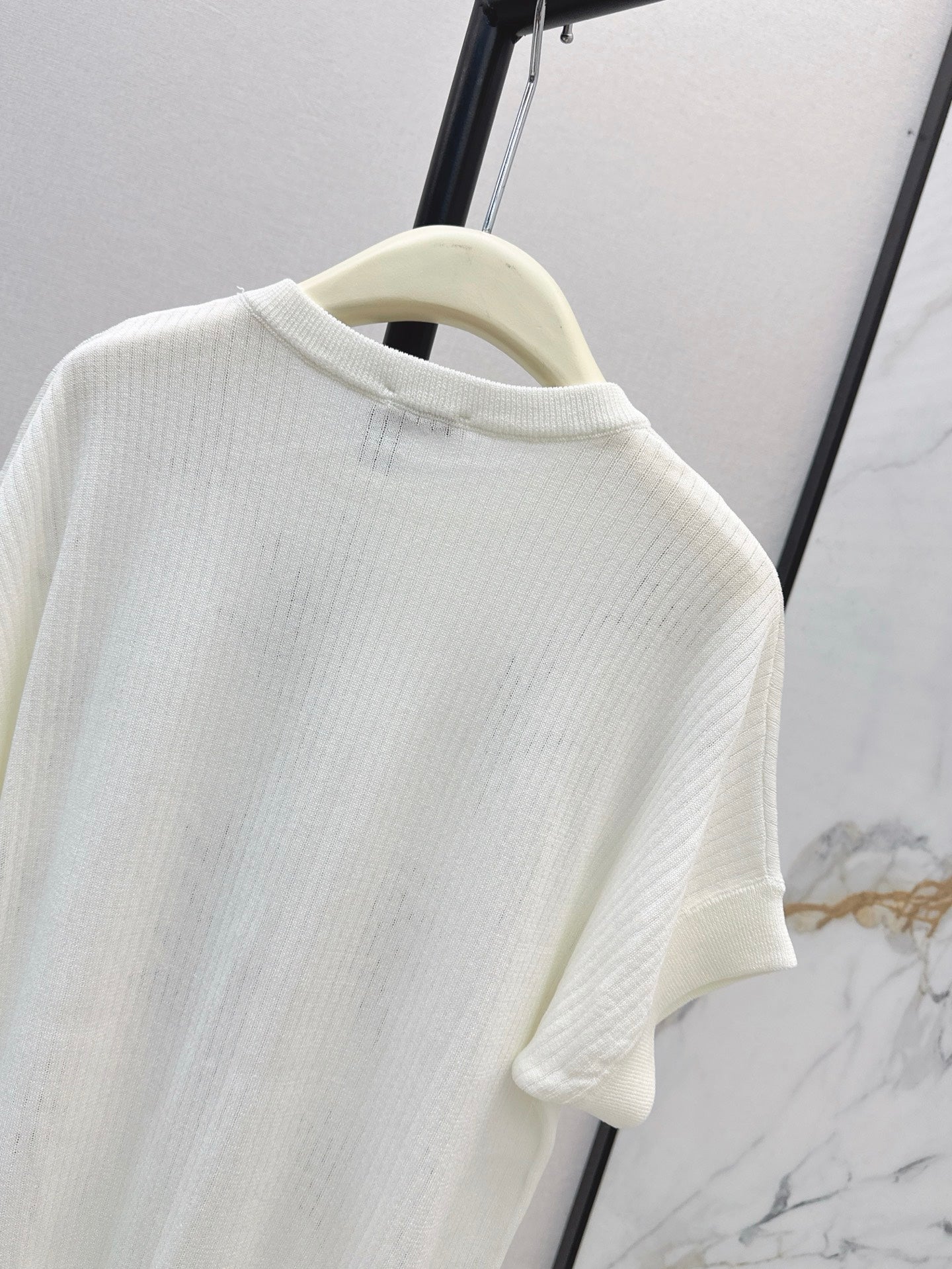 25ss beaded t-shirt