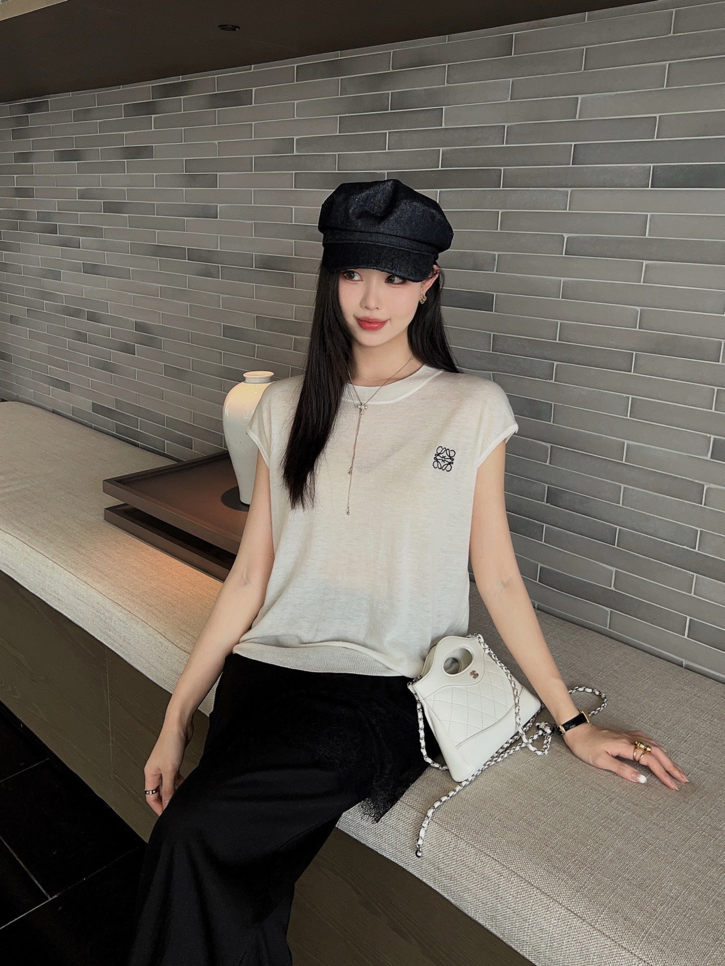 25ss knit sleeveless