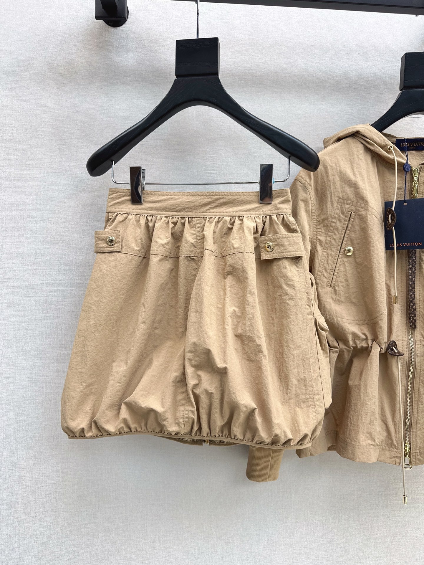 25ss drawstring coat set