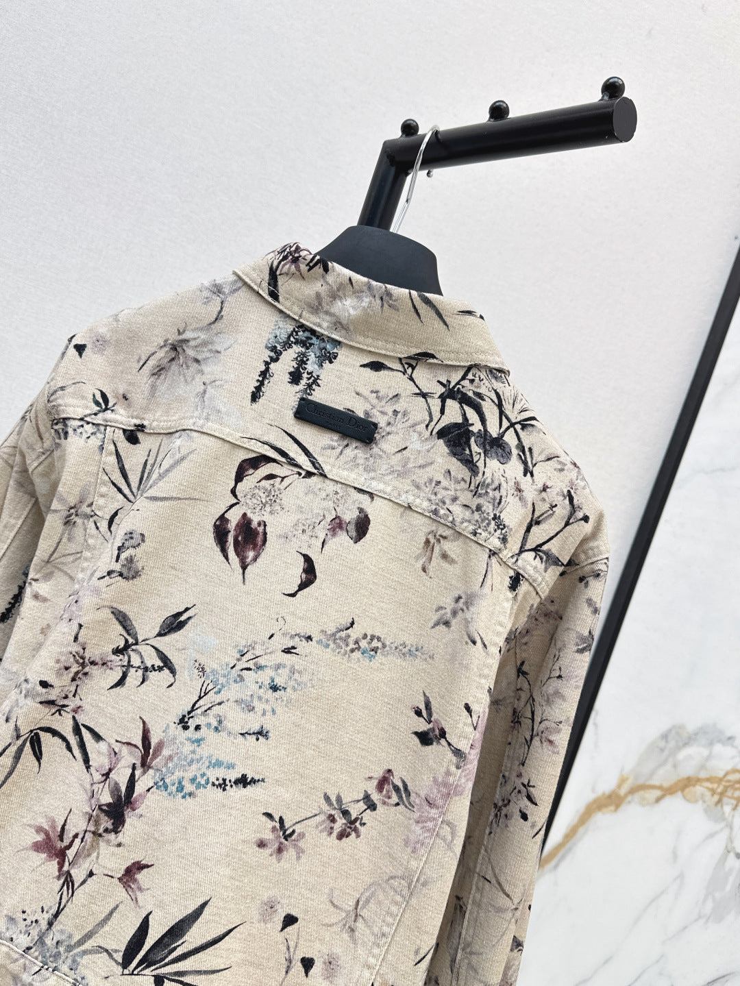 25ss print denim jacket