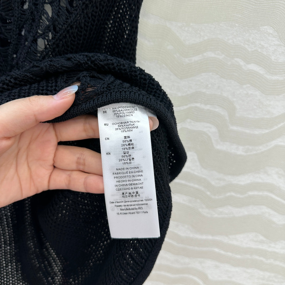 25ss hollow knit vest