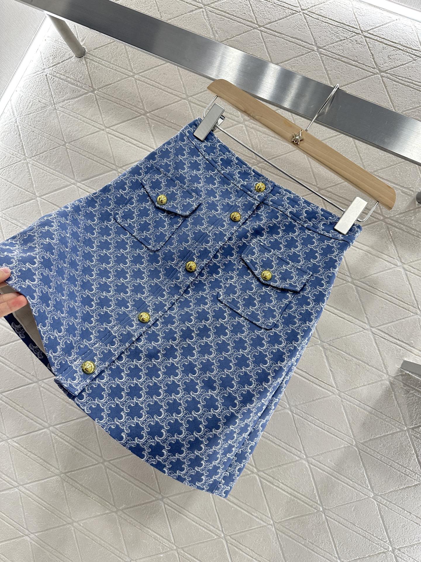 2025 new product Embroidered jacket and skirt set