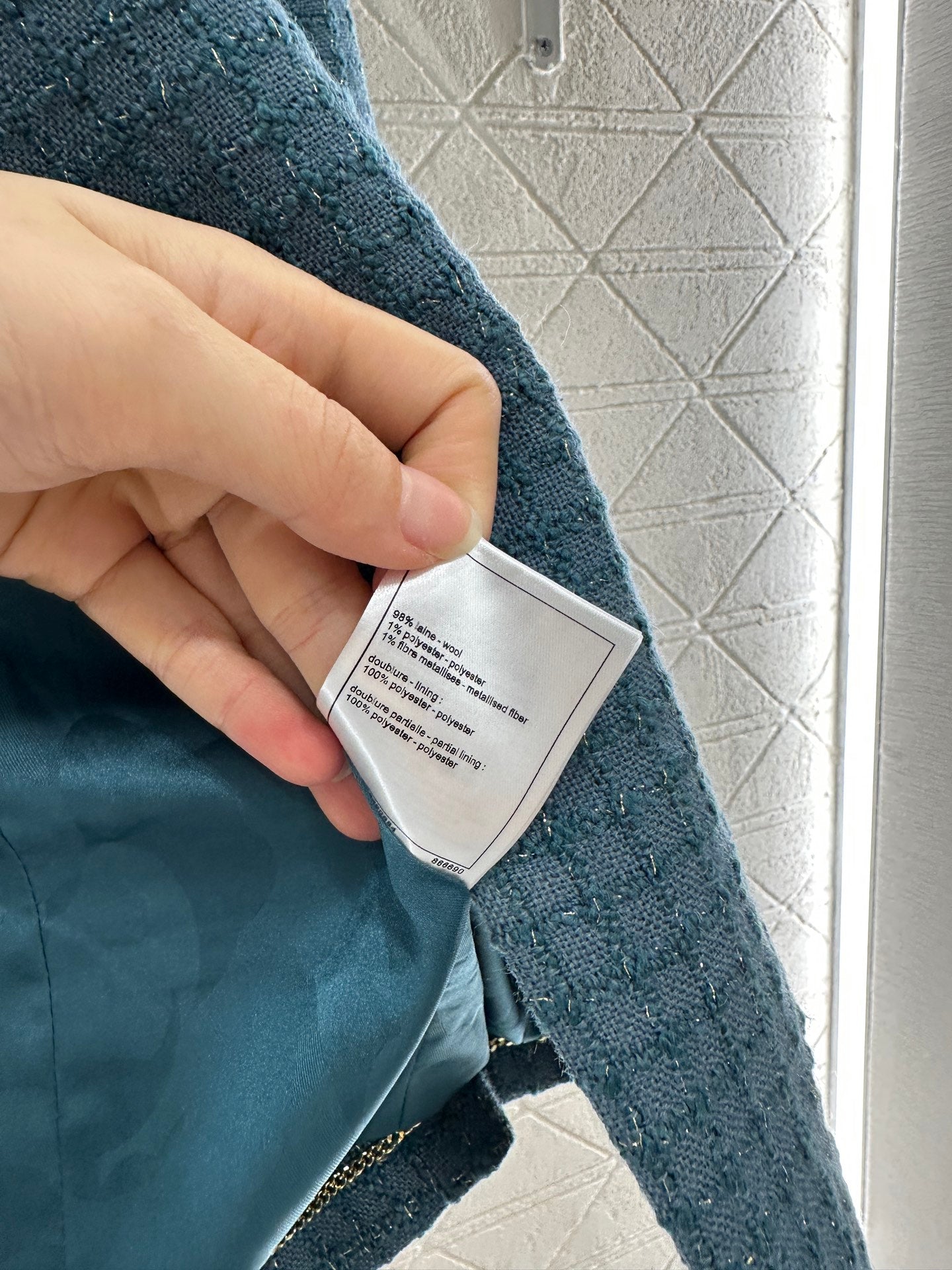 25fw new plaid tweed lapel dress jacket