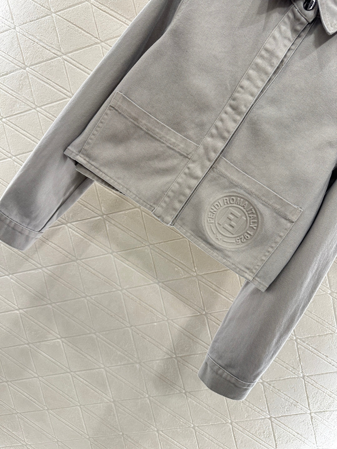 25fw new denim jacket with trousers suit