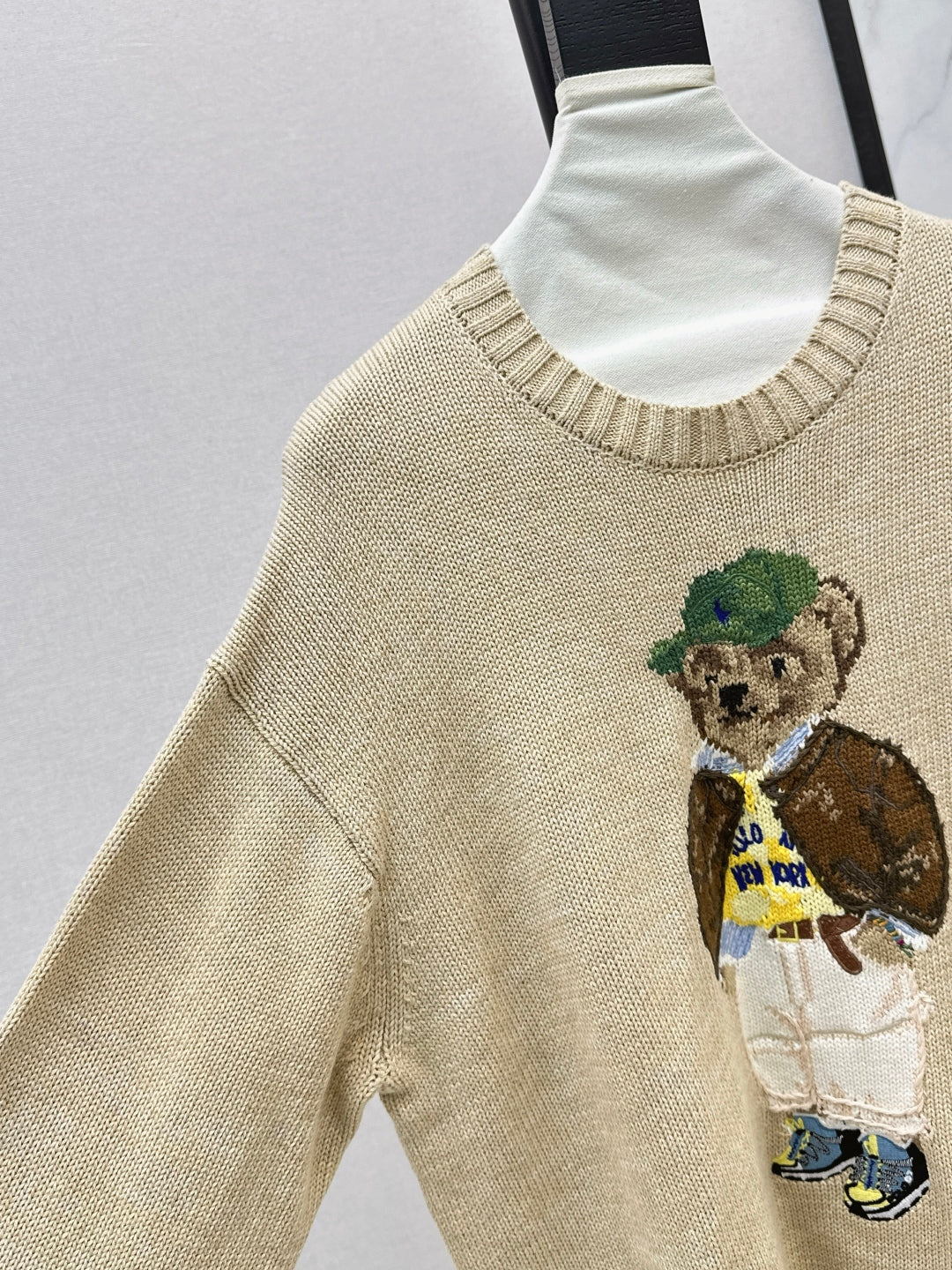 RL 25fw embroidered sweater