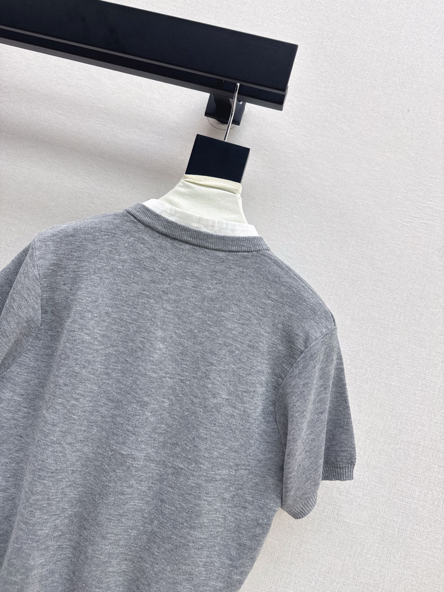 25fw new camellia knitted short sleeves