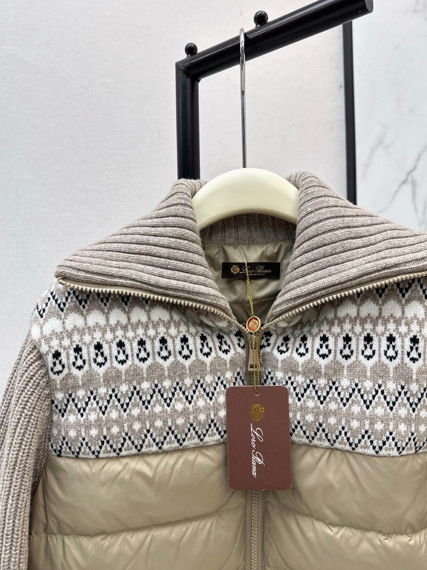 25fw new wool stitching down jacket