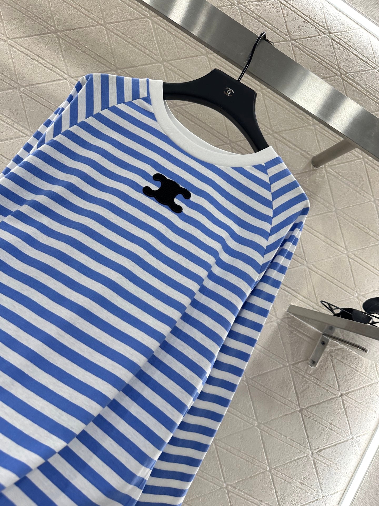 25fw new round neck striped long sleeves