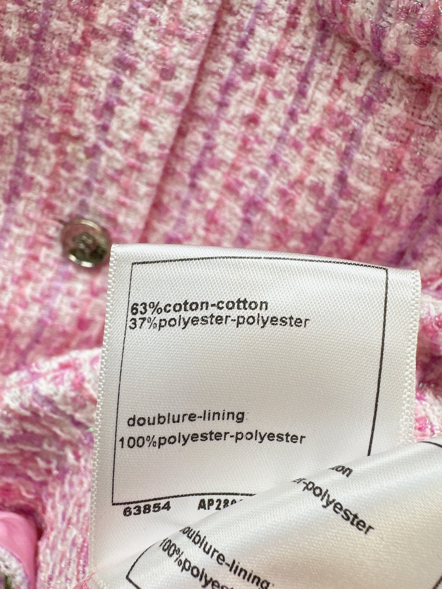 25 Sakura Pink Pearl Woven Jacket