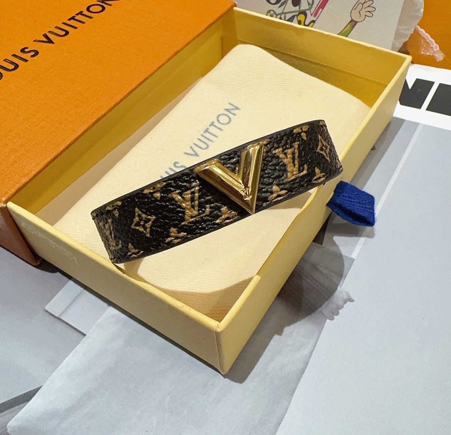 Vintage leather rope bracelet