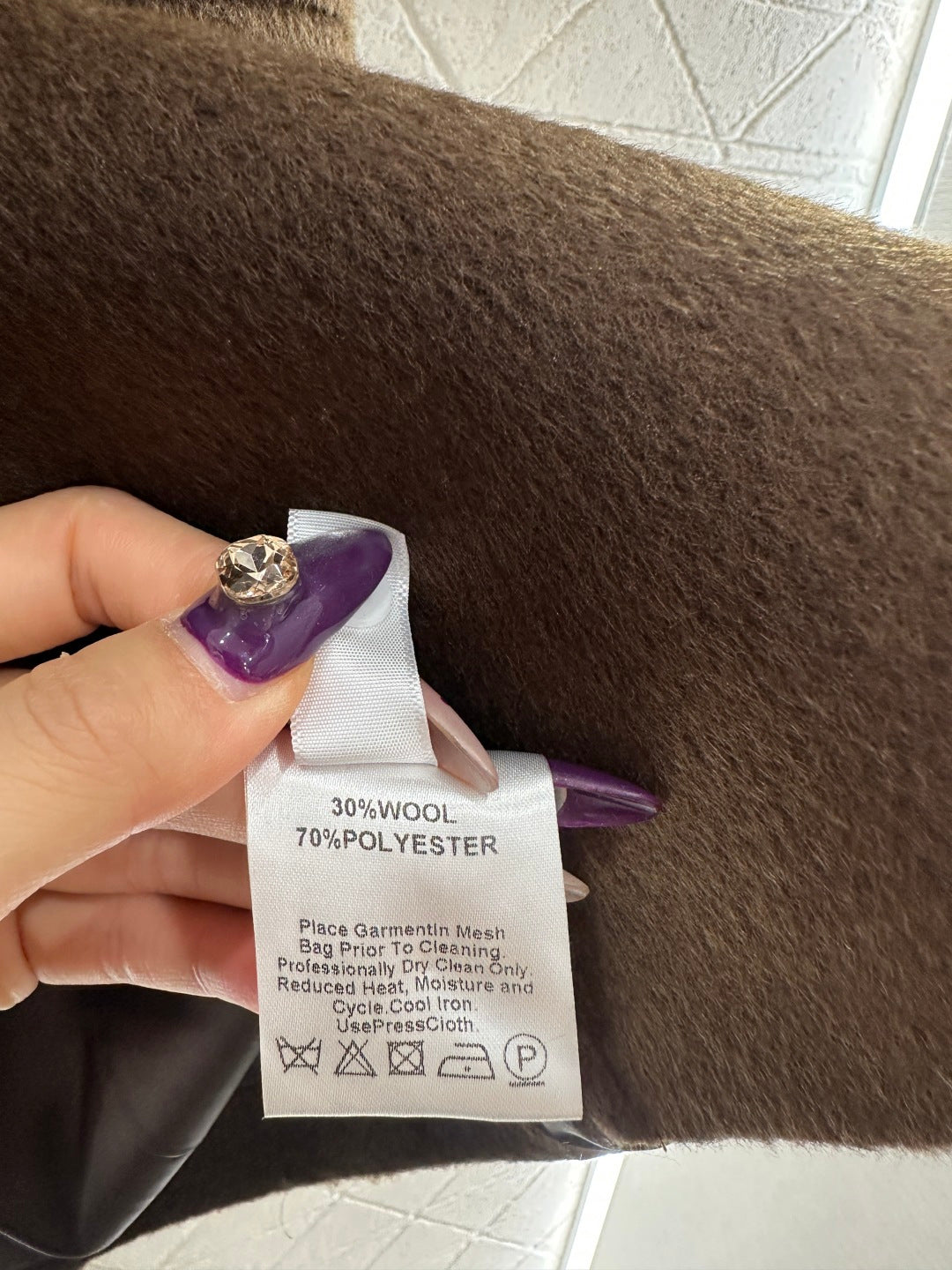 Lapel oversized wool suit jacket