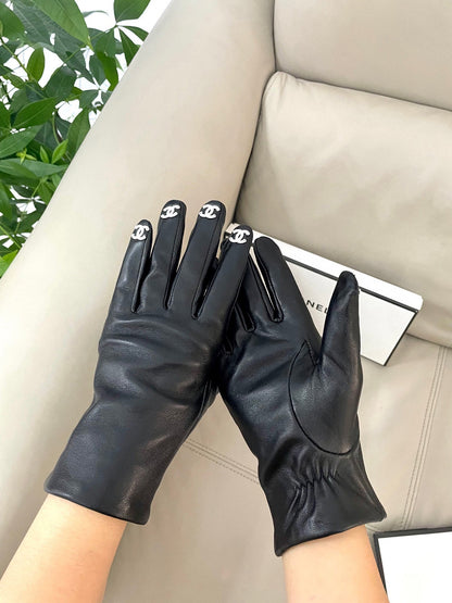 New women's high-end sheepskin gloves