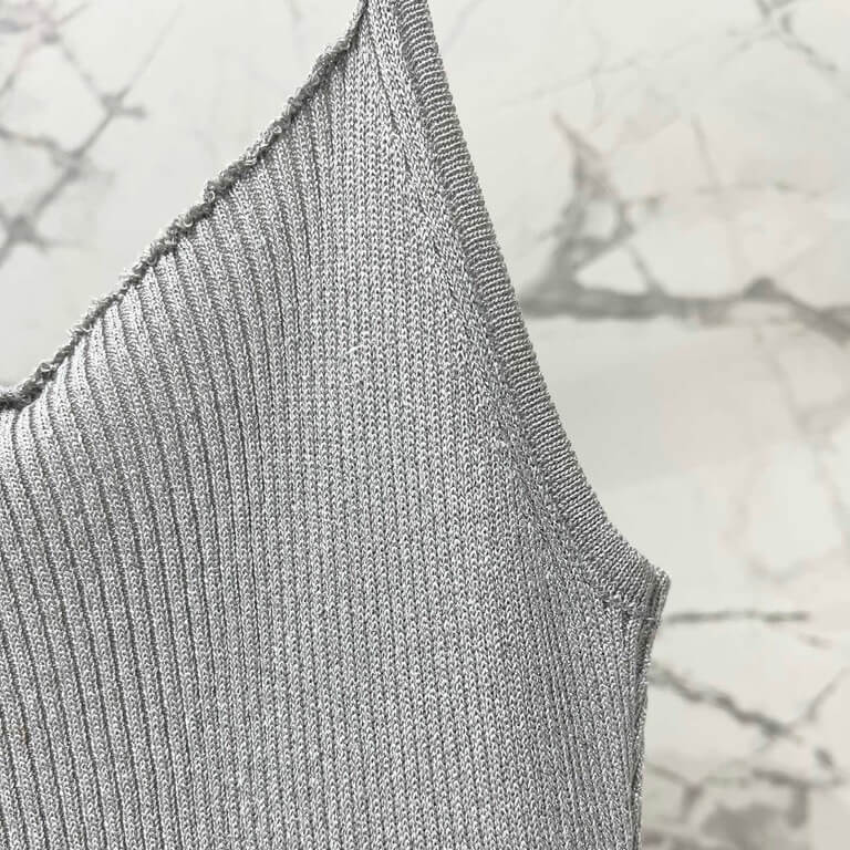 Bejeweled Slit Camisole Dress