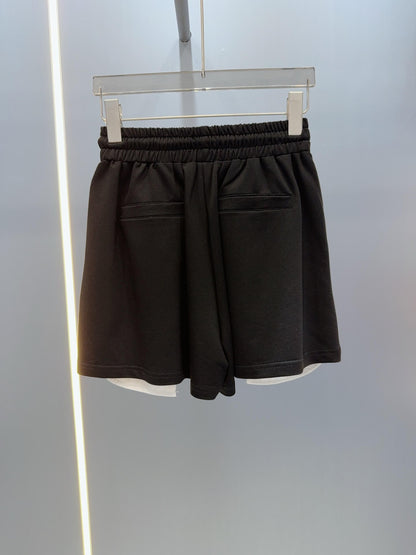 Casual Preppy Sailor Collar Vest & Shorts Set