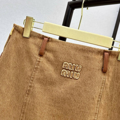 Fashionable Vintage Denim Skirt