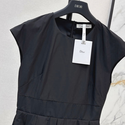 Draped Back-Detail Midi Dress