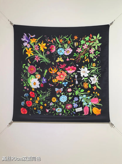 G 25 Floral Scarf
