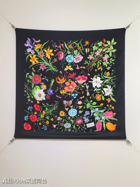 G 25 Floral Scarf