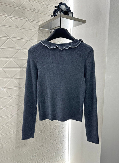 25 new product Flower knitted cardigan