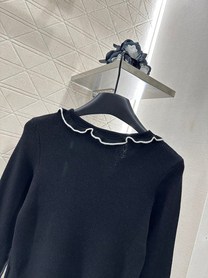 25 new product Flower knitted cardigan