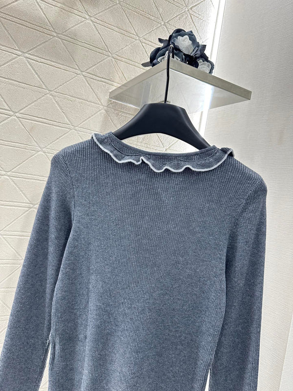 25 new product Flower knitted cardigan