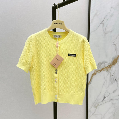 Fresh & Layered Knit Short-Sleeve Top