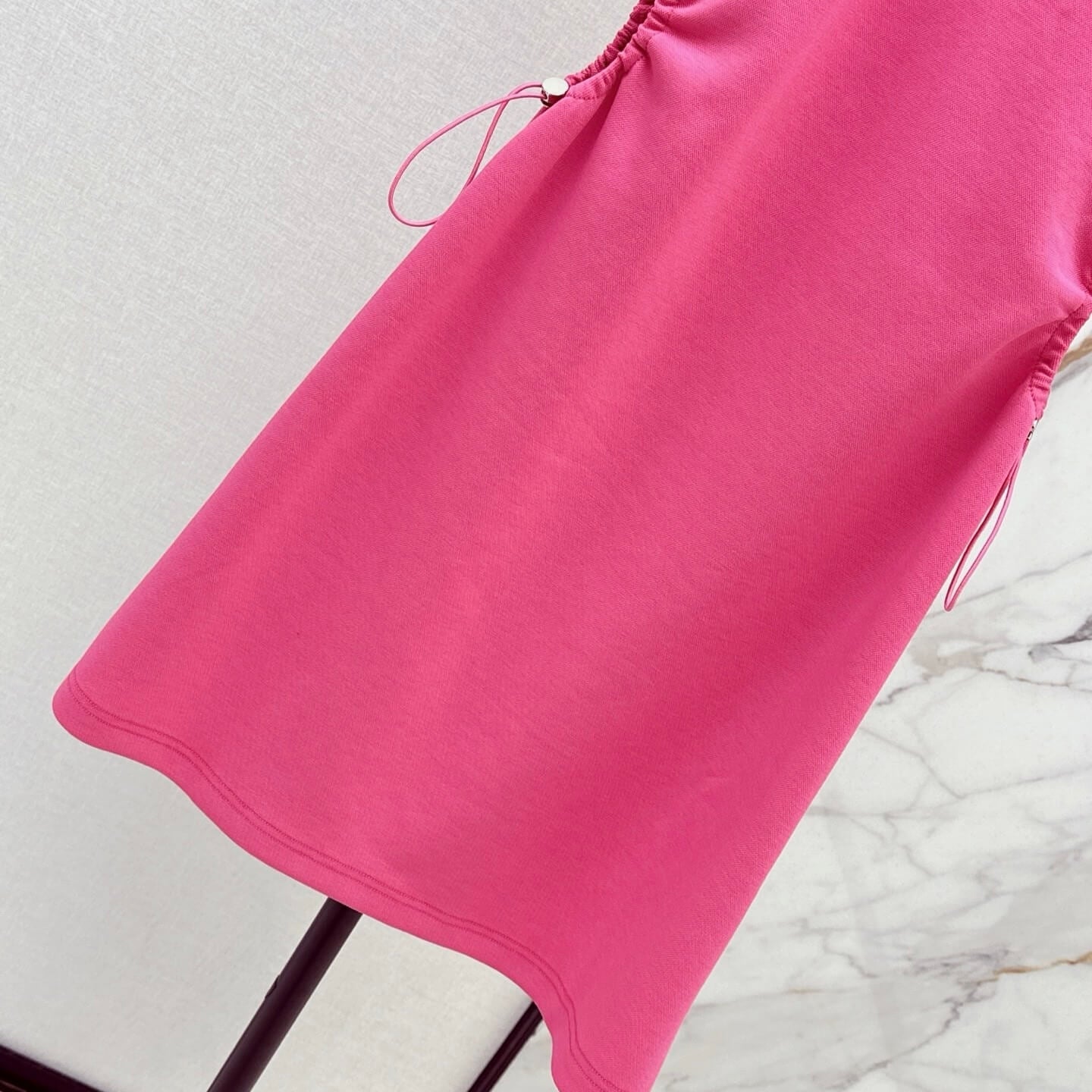 Casual-Chic Belted Cutout Dress