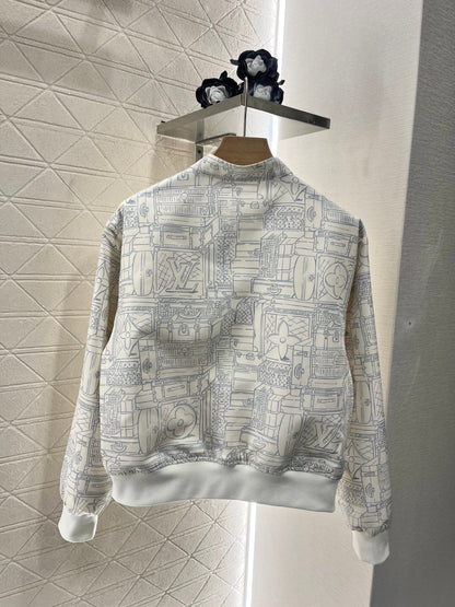 25ss Wear printed flying jacket on both sides