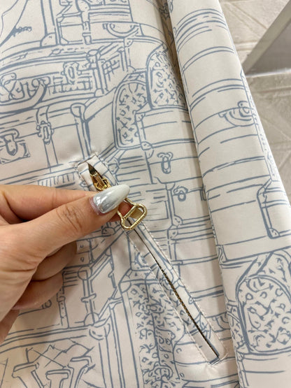 25ss Wear printed flying jacket on both sides