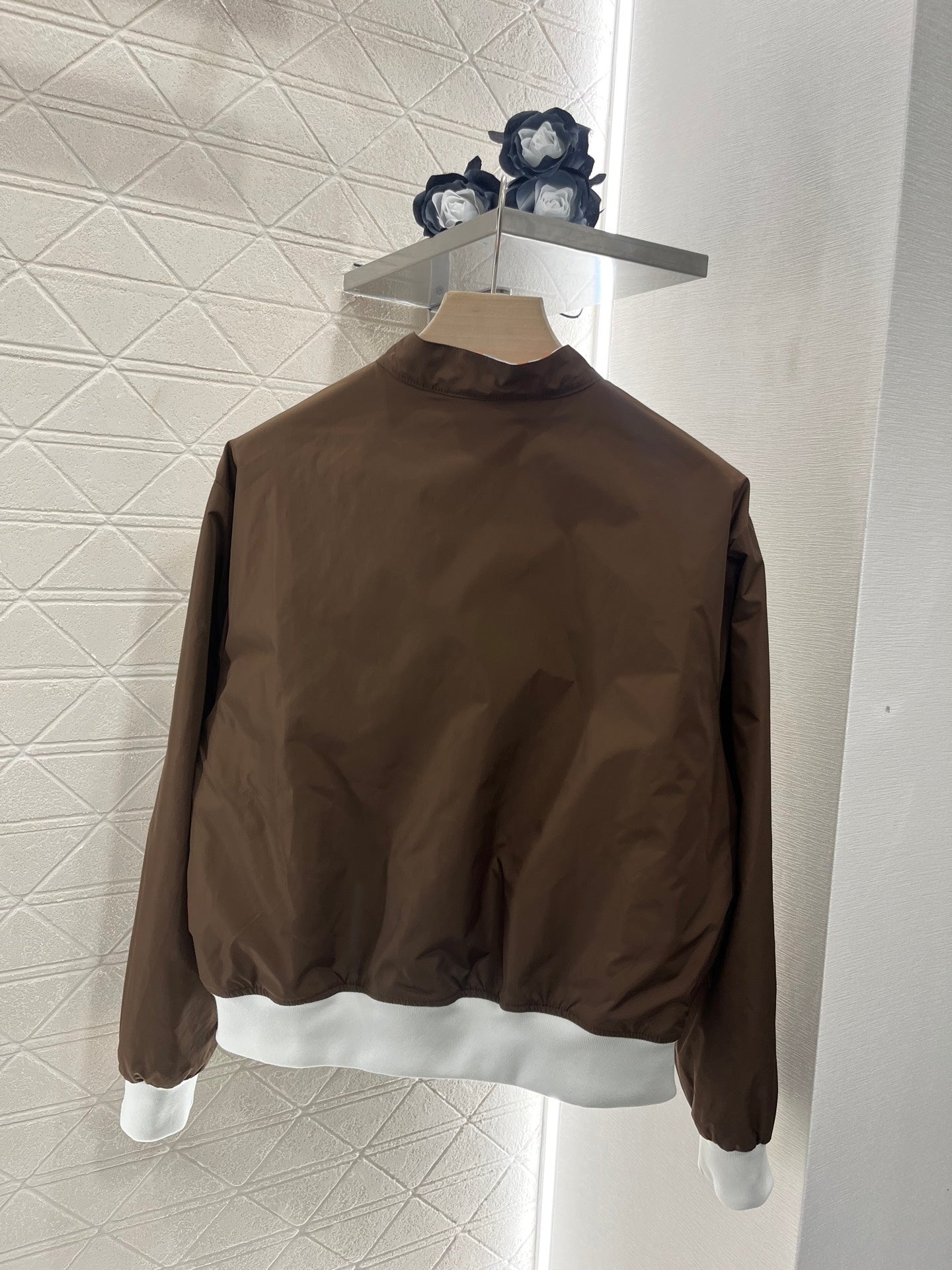 25ss Two sided badge printed flying jacket