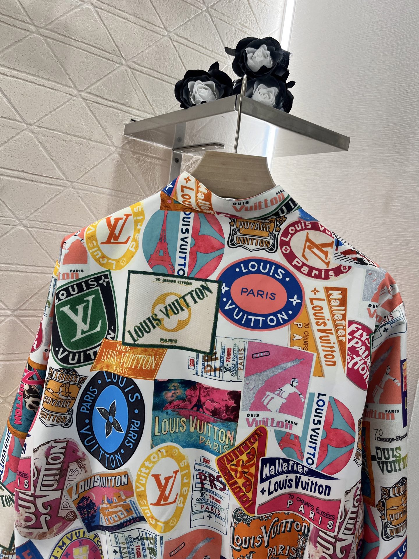 25ss Two sided badge printed flying jacket