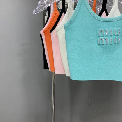 Three-dimensional embossed hot brick camisole