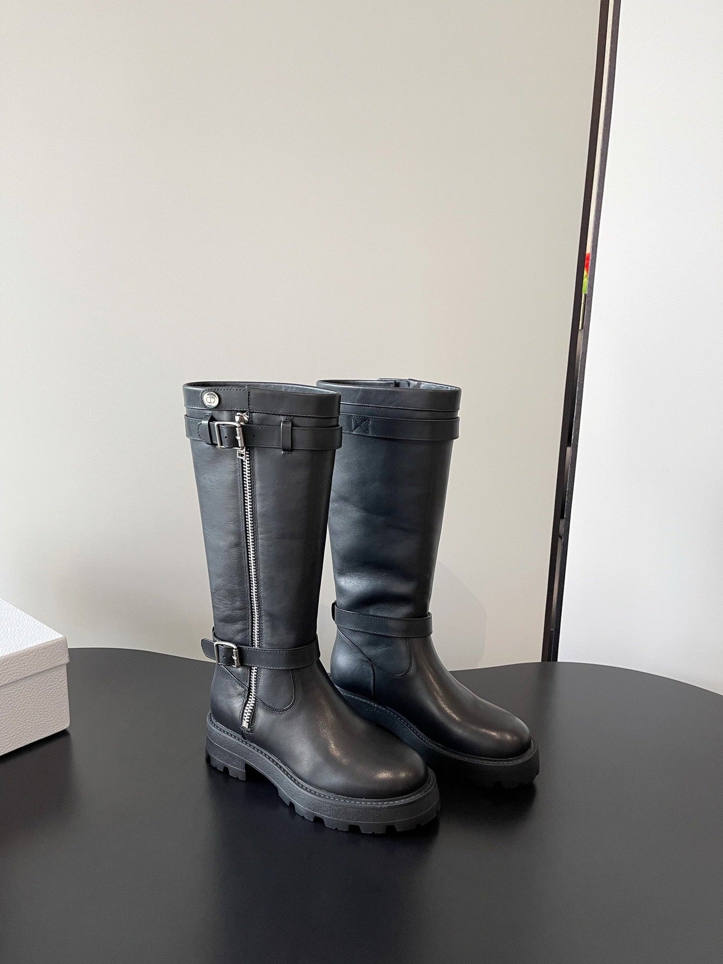 Thick soled knight boots, heavy-duty Martin boots