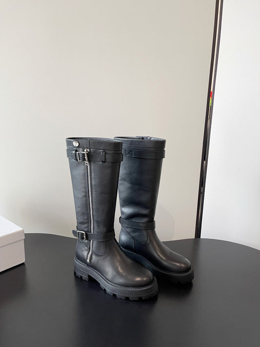 Thick soled knight boots, heavy-duty Martin boots