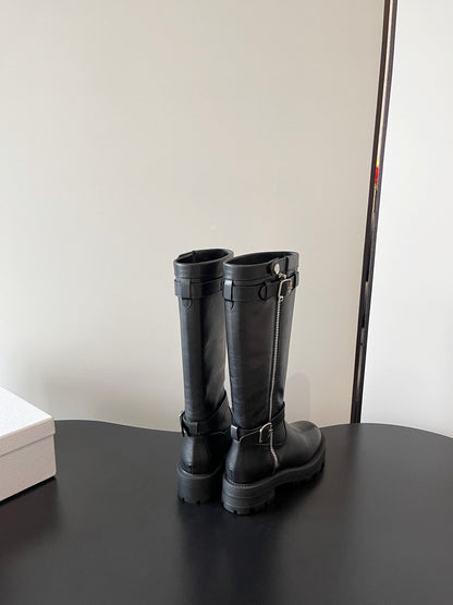 Thick soled knight boots, heavy-duty Martin boots