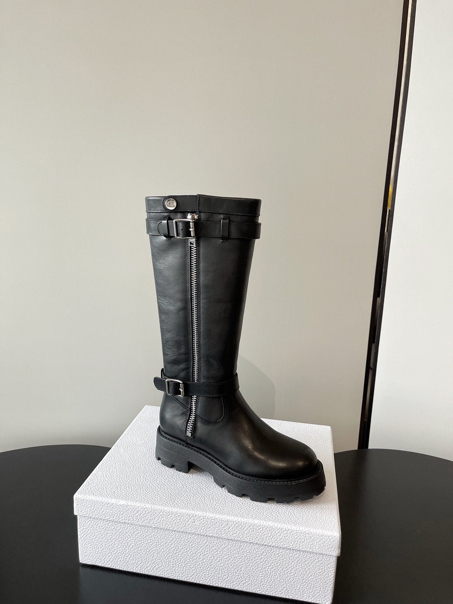 Thick soled knight boots, heavy-duty Martin boots