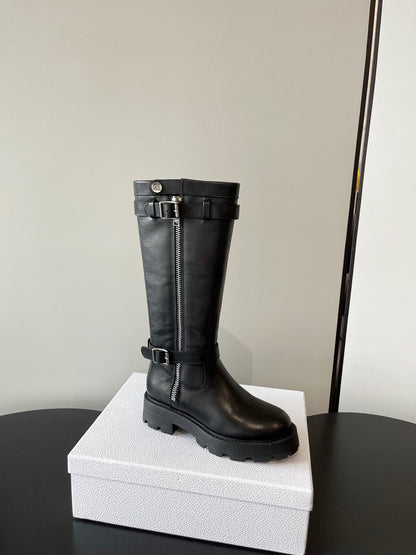 Thick soled knight boots, heavy-duty Martin boots