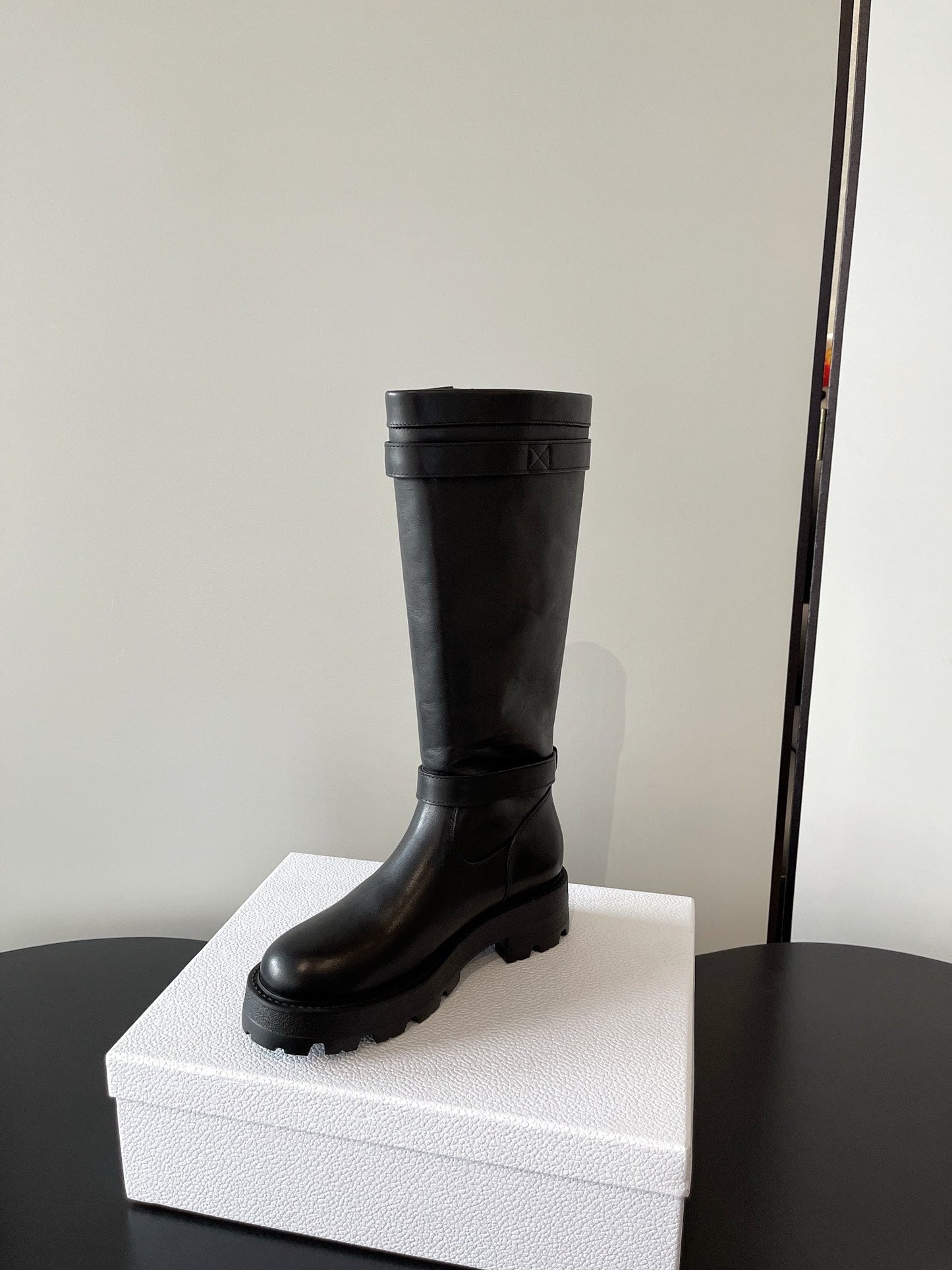 Thick soled knight boots, heavy-duty Martin boots