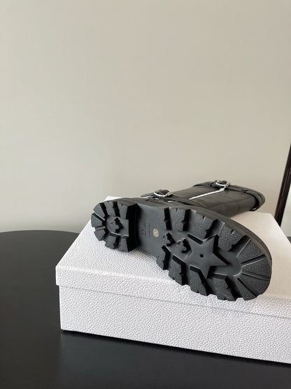 Thick soled knight boots, heavy-duty Martin boots