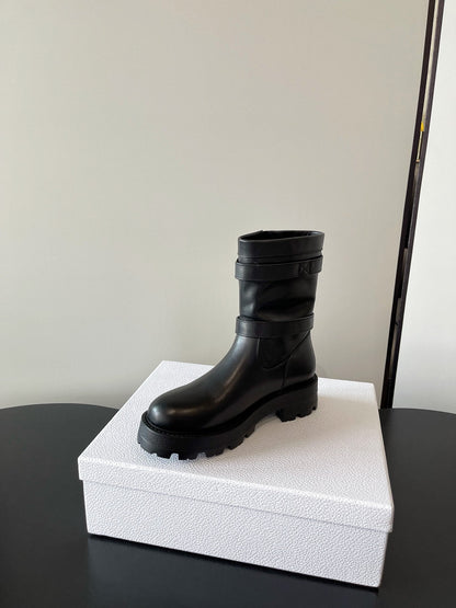 Thick soled knight boots, heavy-duty Martin boots