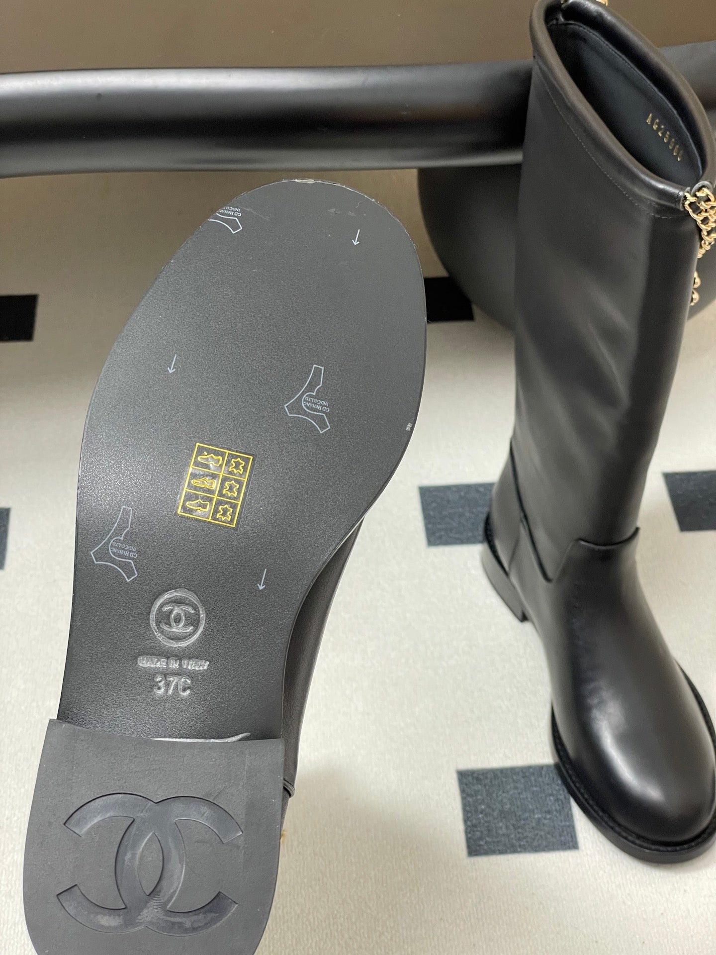 Chain boots suede short boots