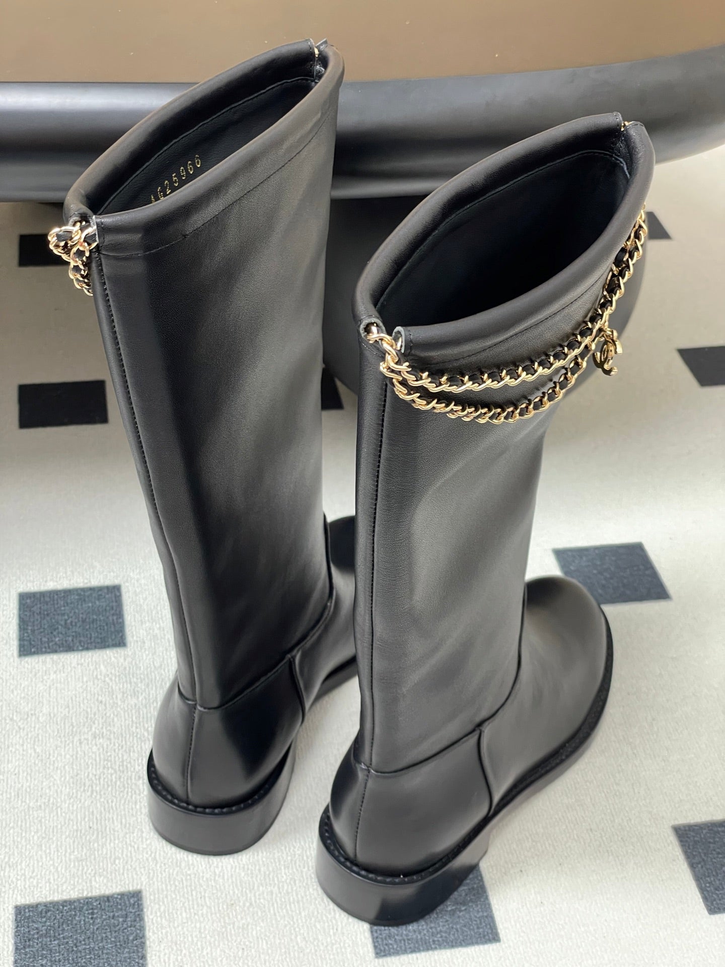 Chain boots suede short boots