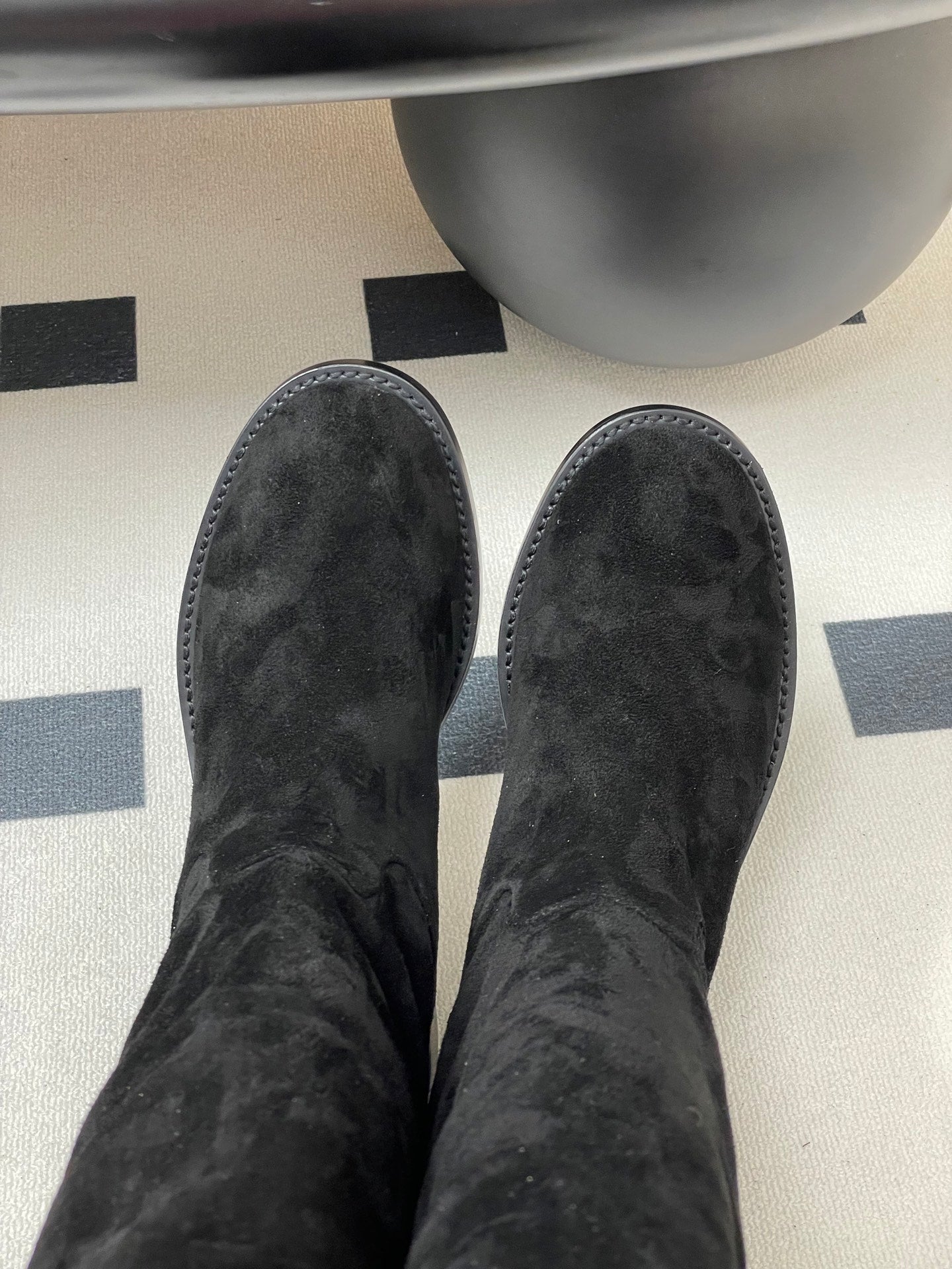 Chain boots suede short boots